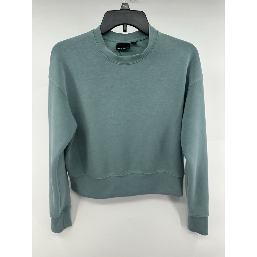 BAILEY 44 Green Sage Long Sleeve Sweatshirt Crew Neck Soft Women's Size Small